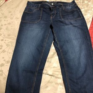 Lane Bryant dark denim capris